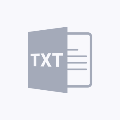 Product Manual in TXT
